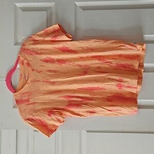 NWOT, Zella Girls T- Shirt,Orange & Red,Youth XL
